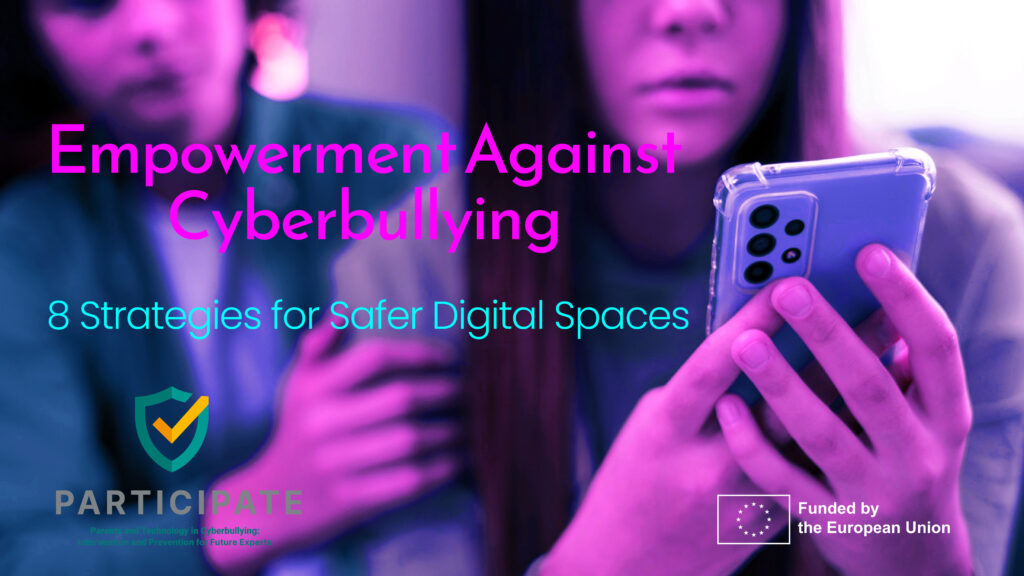 Group of people using smartphones, emphasizing the need to address cyberbullying for safer digital spaces